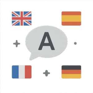 Multilingual icon